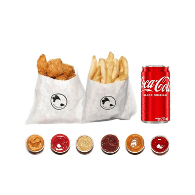 Snacks de Pollo + Papas + Refresco