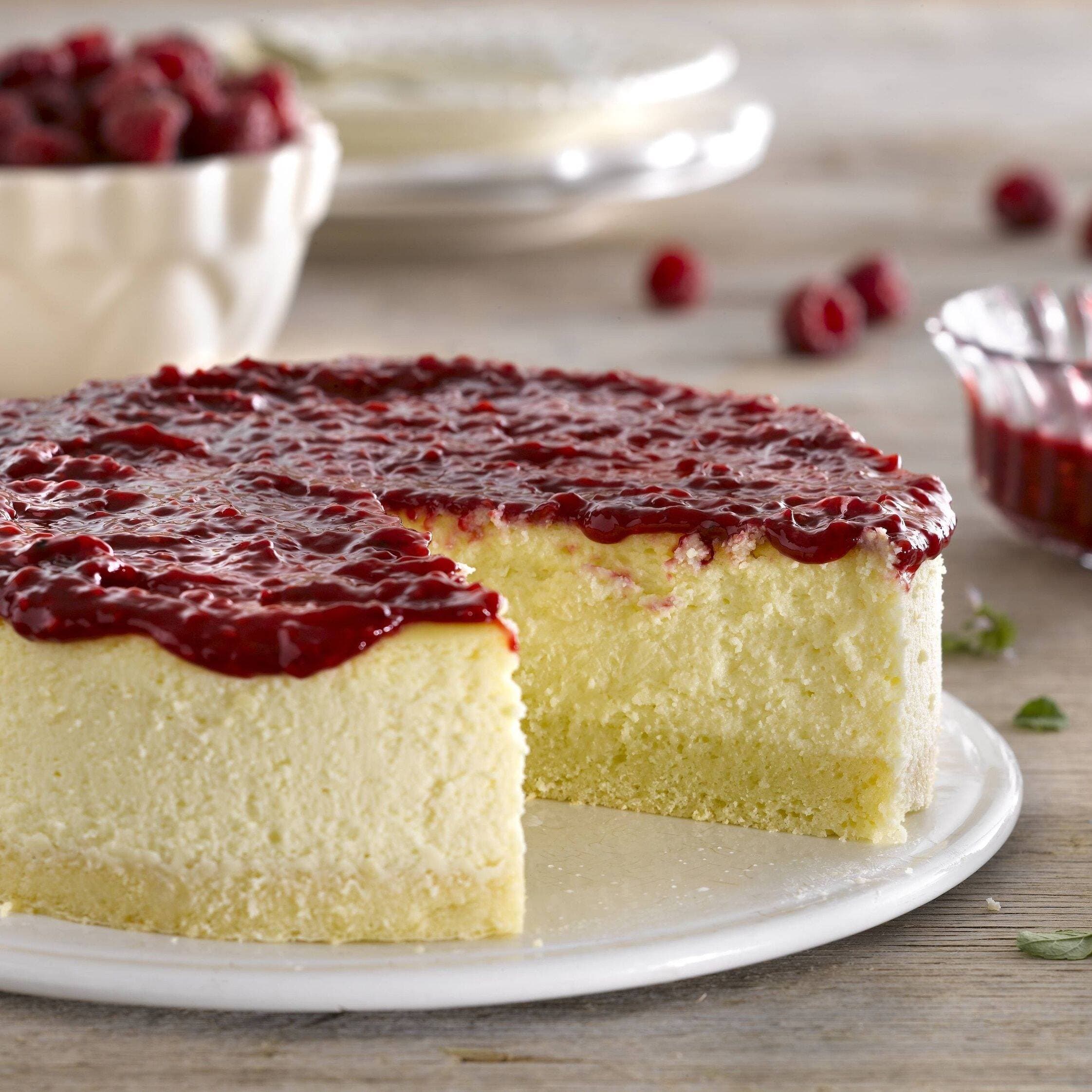 Rebanada Cheesecake de Frambuesa