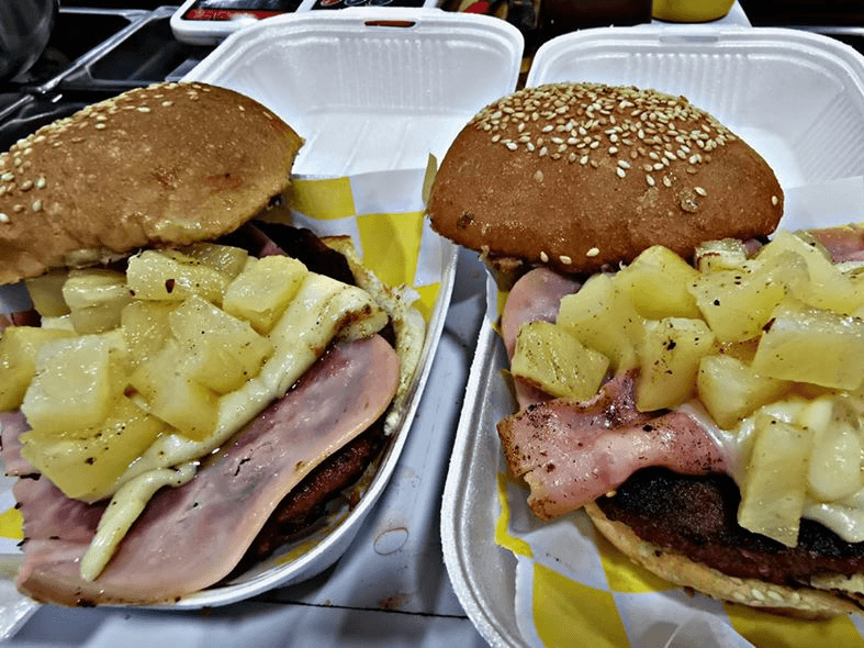 Hamburguesa Hawaiana