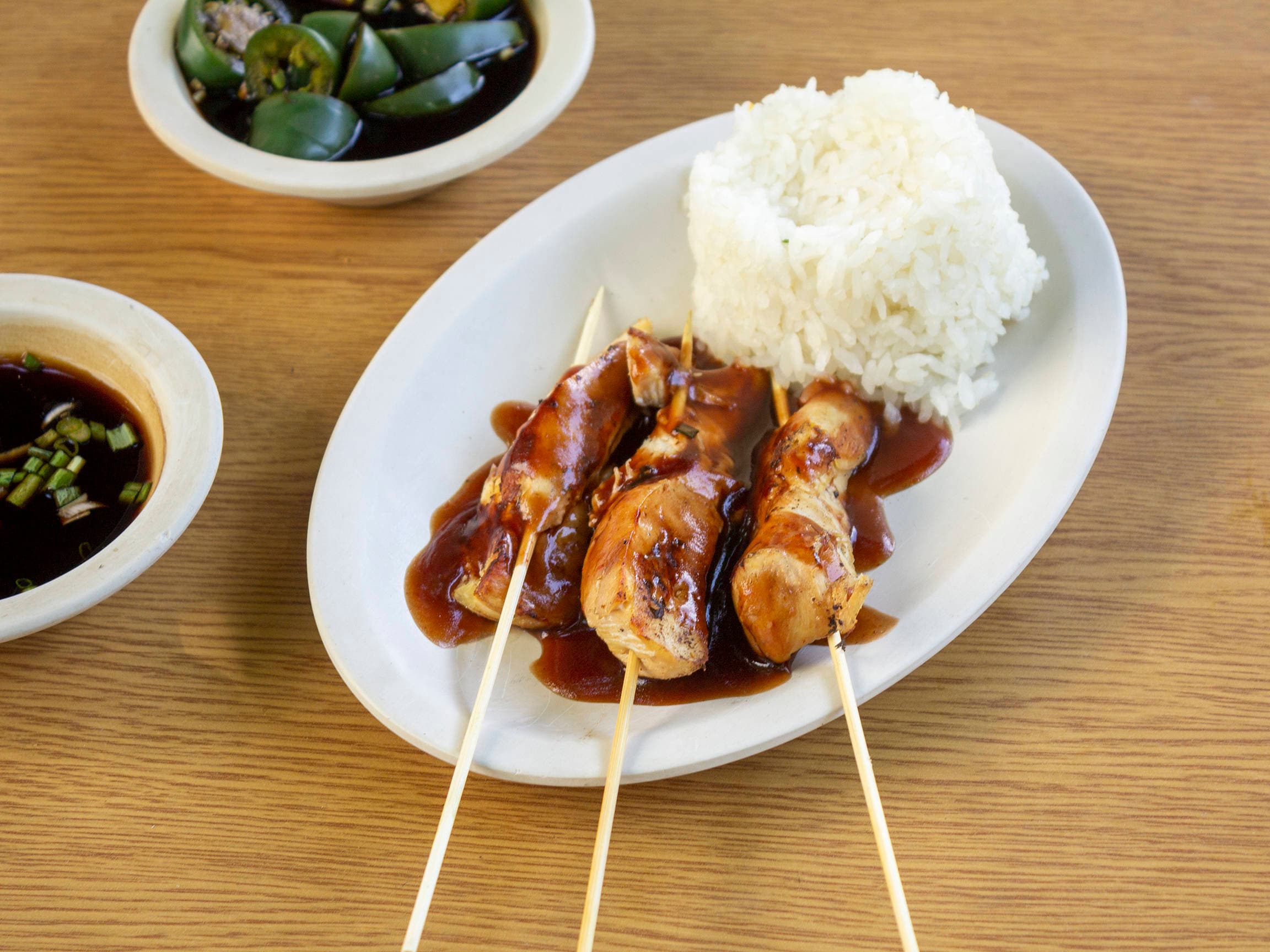 Pollo con salsa agridulce