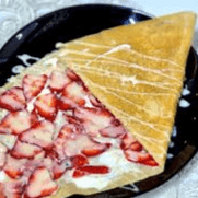 Crepa de Lechera con Philadelphia y Fresa