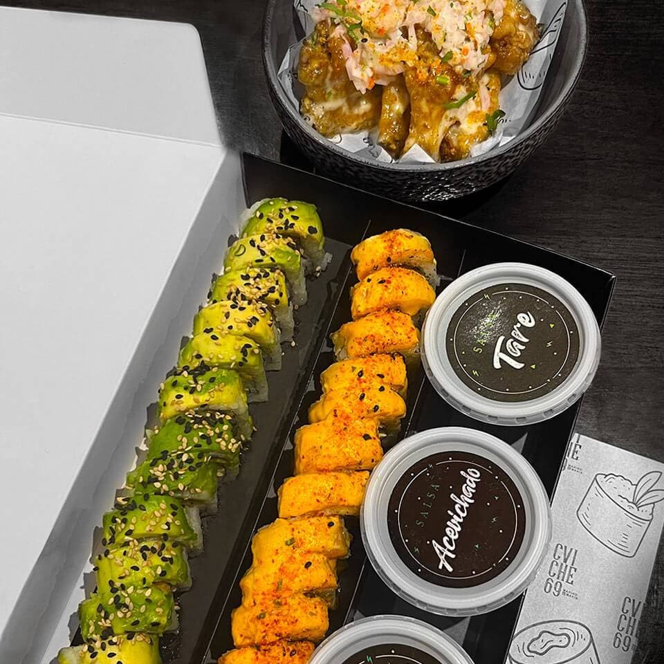 Makis por 24 y 6 Alitas