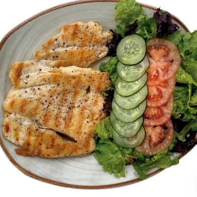 Pollo ala plancha con Envuelto