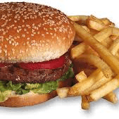 Hamburguesa Sencilla con Papas