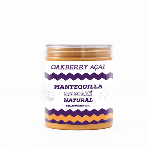 Mantequilla de maní sin azúcar 260 gramos