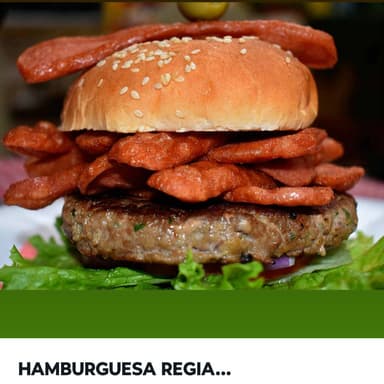 Hamburguesa Regia
