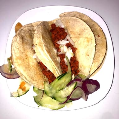 Taco de chorizo