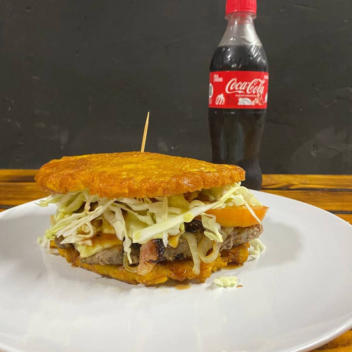 Patacon de pollo