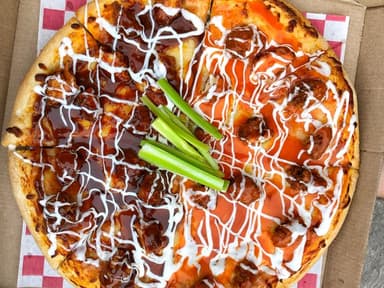 Pizza de Boneless BBQ Mediana