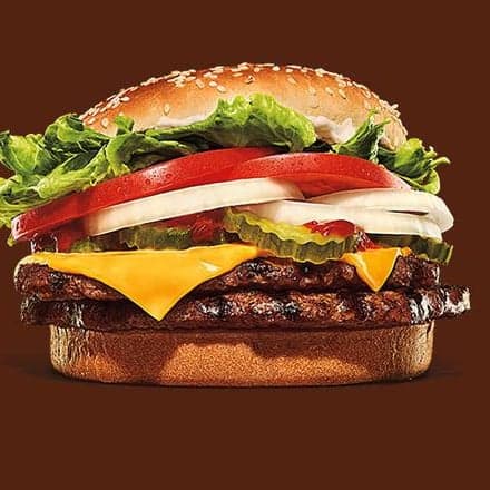 Whopper Doble con queso