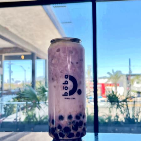 Boba Taro Latte