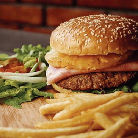 Hamburguesa Hawaiiana