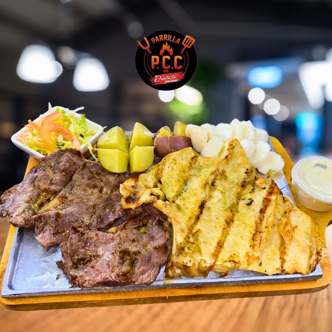 Bandeja Mixta ( carne, pollo )