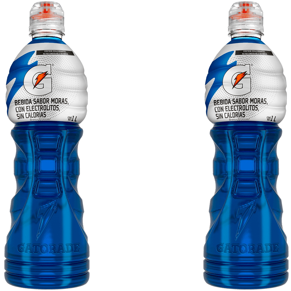 2 Gatorade Blast sin azucar Moras 1lt