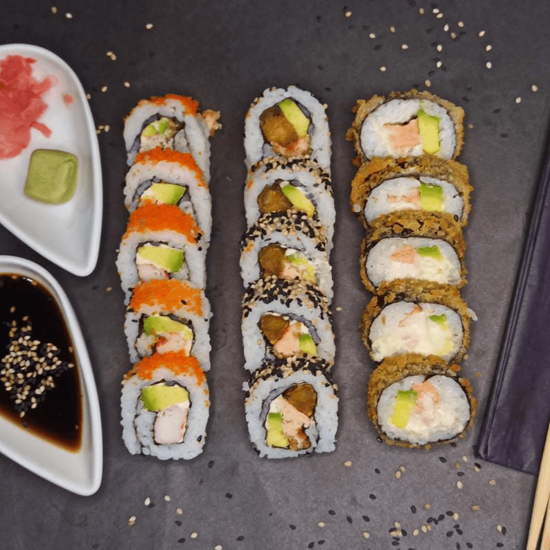 Trío de Sushi X 15 Bocados