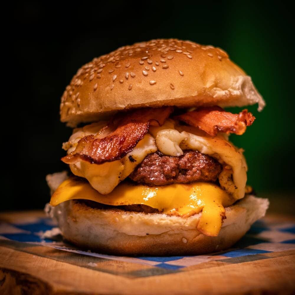 Hamburguesa Doble de Res Basics