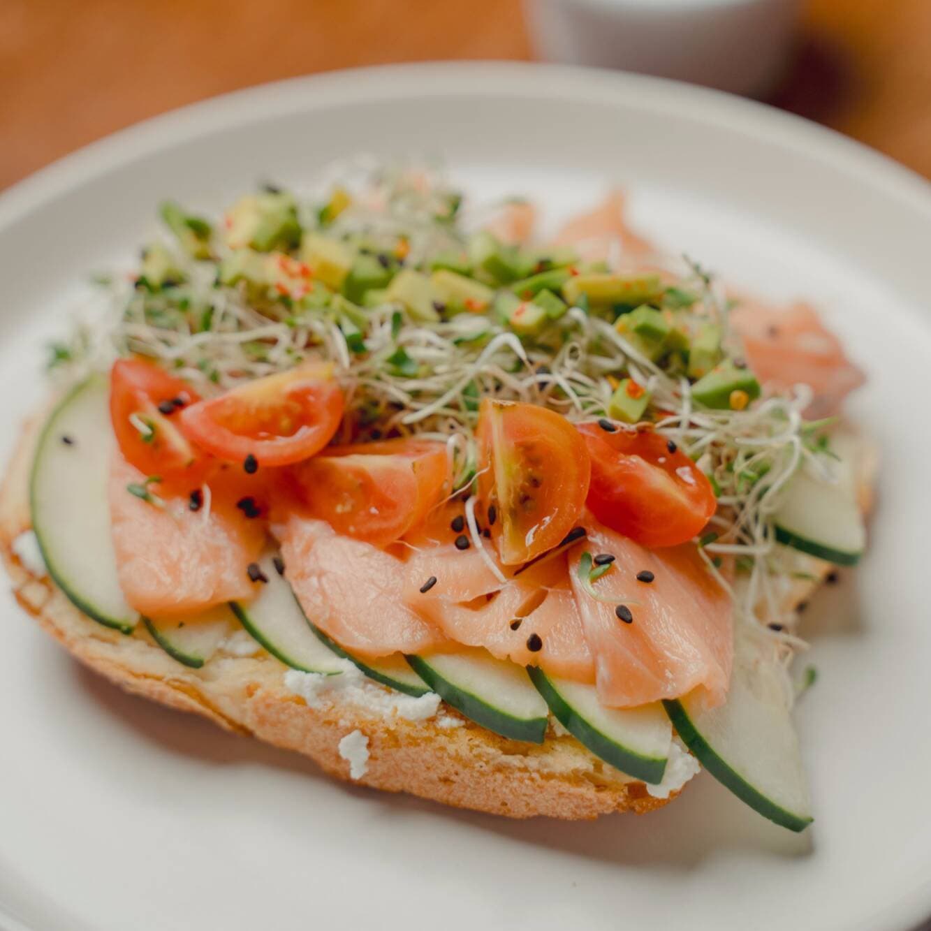 Toast Salmon