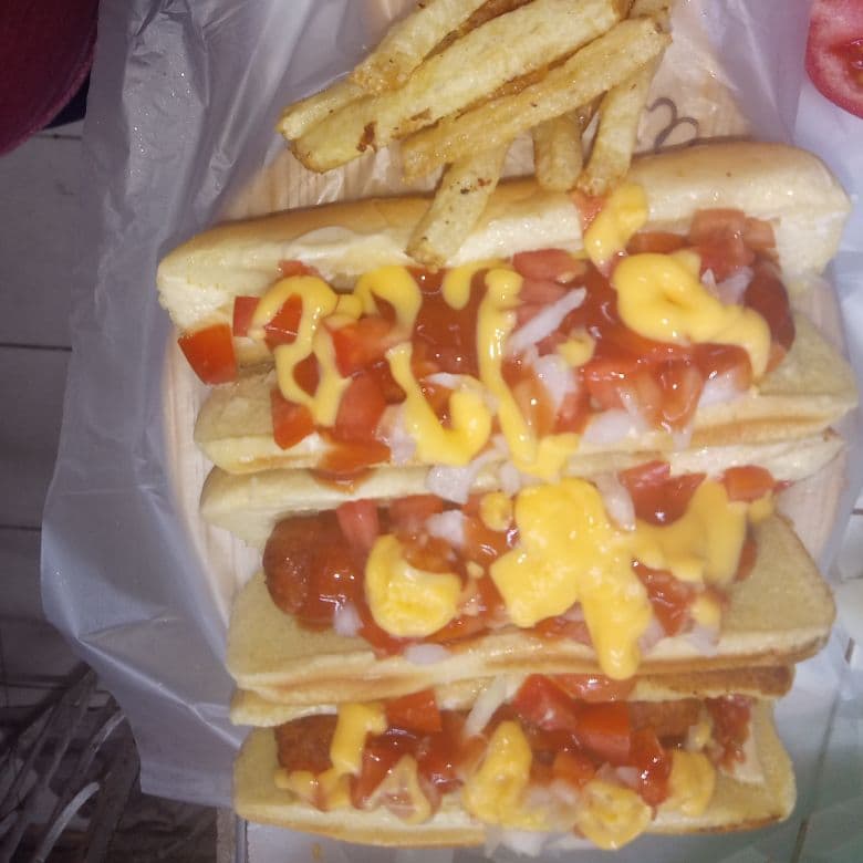 Hot dog Queso y Tocino