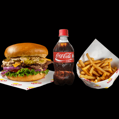 Combo Smash Clásica+ Bebida + Papas Fritas