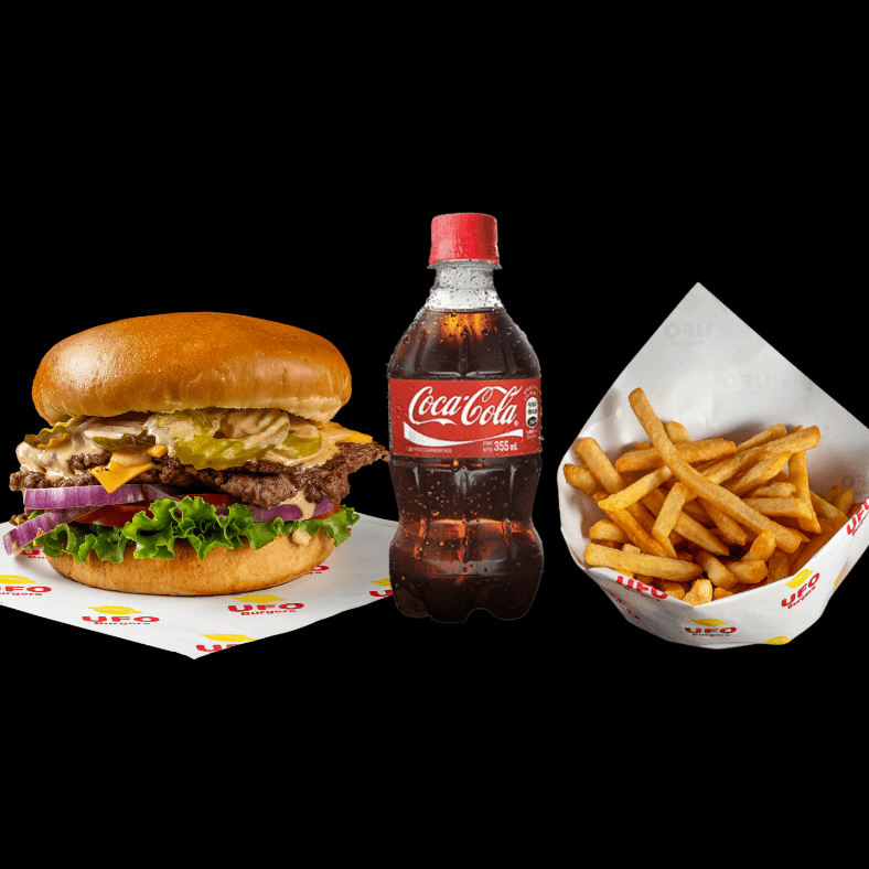 Combo Smash Clásica+ Bebida + Papas Fritas