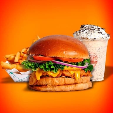COMBO KRUNCHY BUN CON PAPAS Y MALTEADA