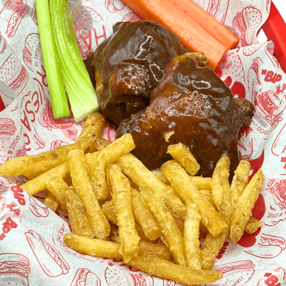 Muslitos de Pollo+Papas 6pz.