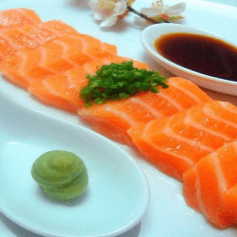 Sashimi de salmon