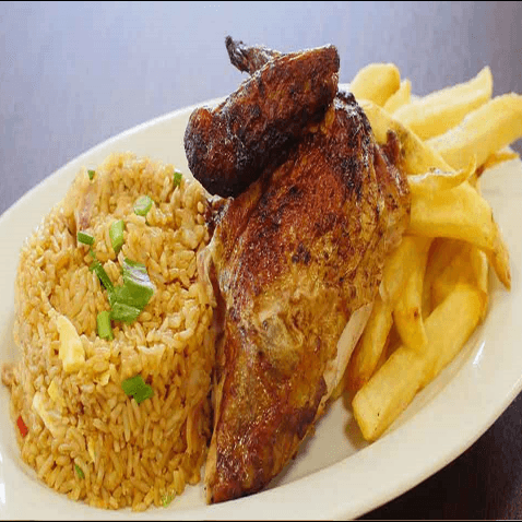 Combo Mostrito: 1/4 Pollo a la Brasa con Chaufa