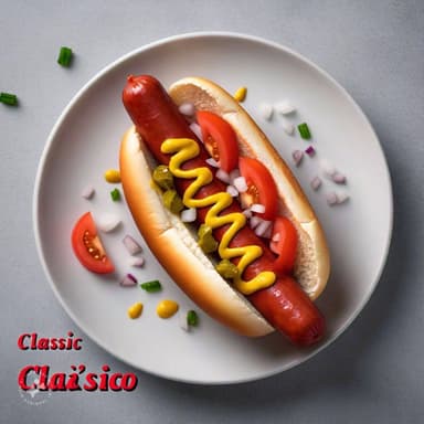 hot dog de salchicha de pavo