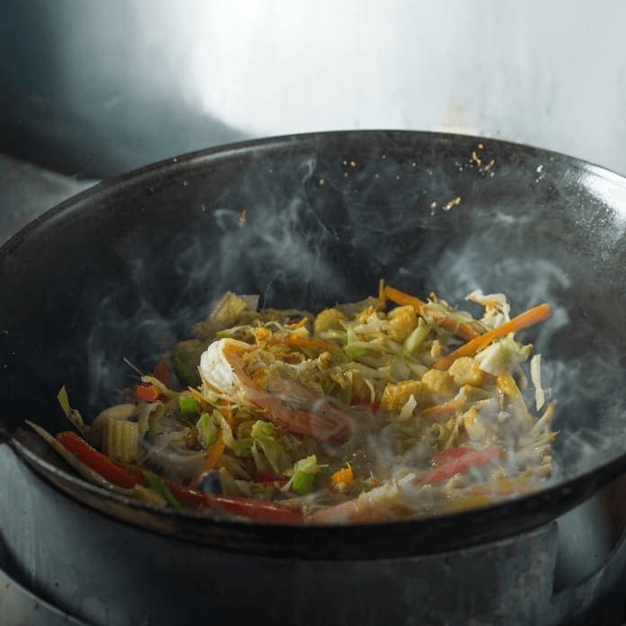 Wok de Camarones