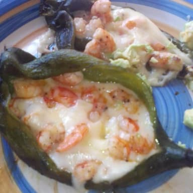 Chile Gratinado de Camarón
