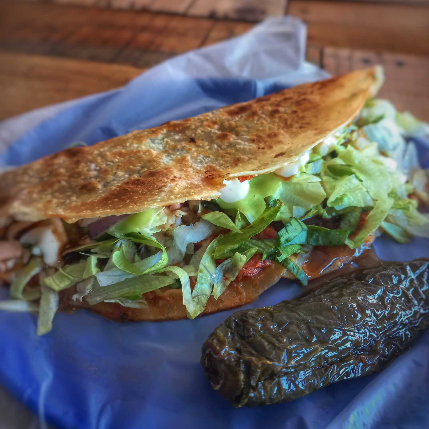 Quesadilla de Harina de Marlín.