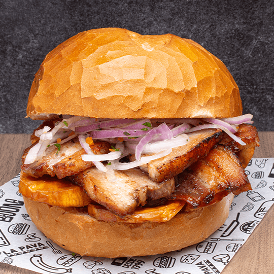 Sángüich de Chicharrón
