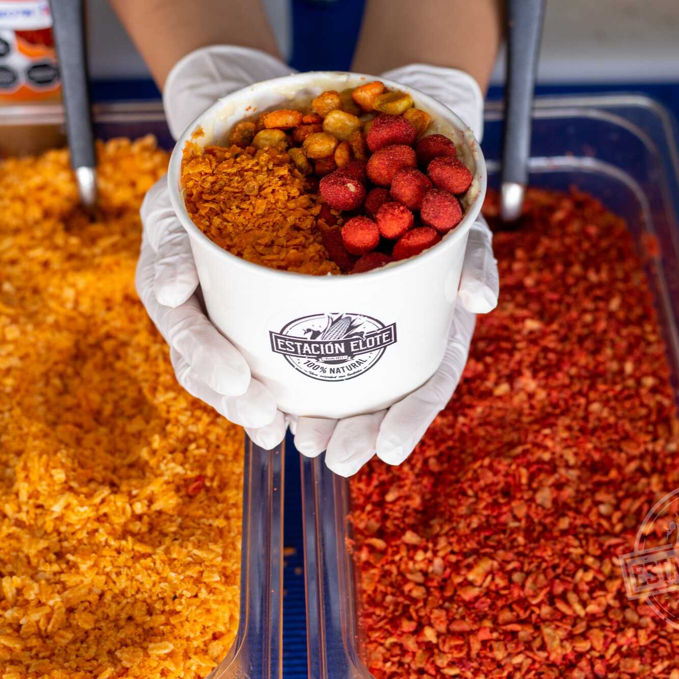 ELOTE ESTACIÓN (tazon de 1/2 Lt Rebanado o Entero)