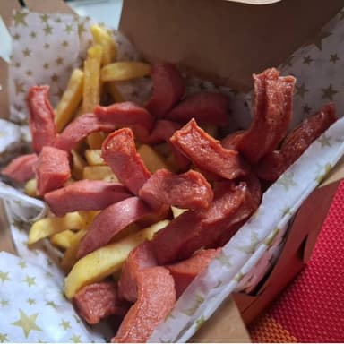 Papas a la Francesa con Salchipulpos