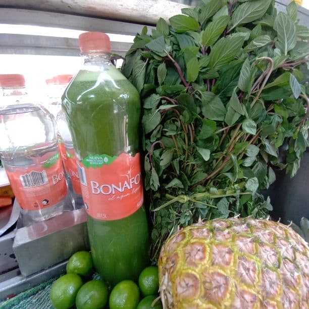 Agua 1 Litro de Menta con Limón