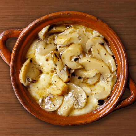 QUESO CHAMPIÑONES