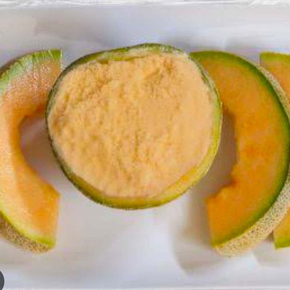 Helado artesanal de melon