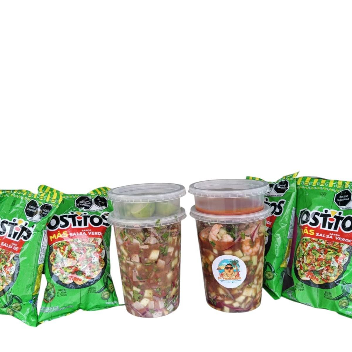 Combo Litros de Ceviches Pescado y Camaron