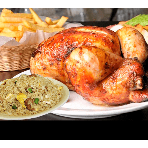 1 Pollo con Arroz Chaufa y Papa Amarilla