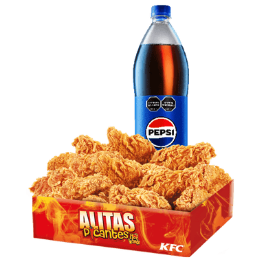 20 Alitas Picantes Gaseosa