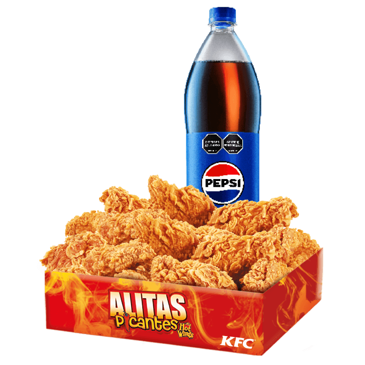 20 Alitas Picantes Gaseosa