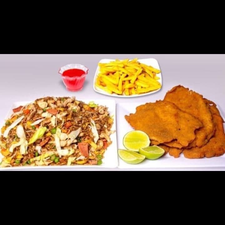 Combos: Arroz chino chuleta (5 Pers)+ Gaseosa