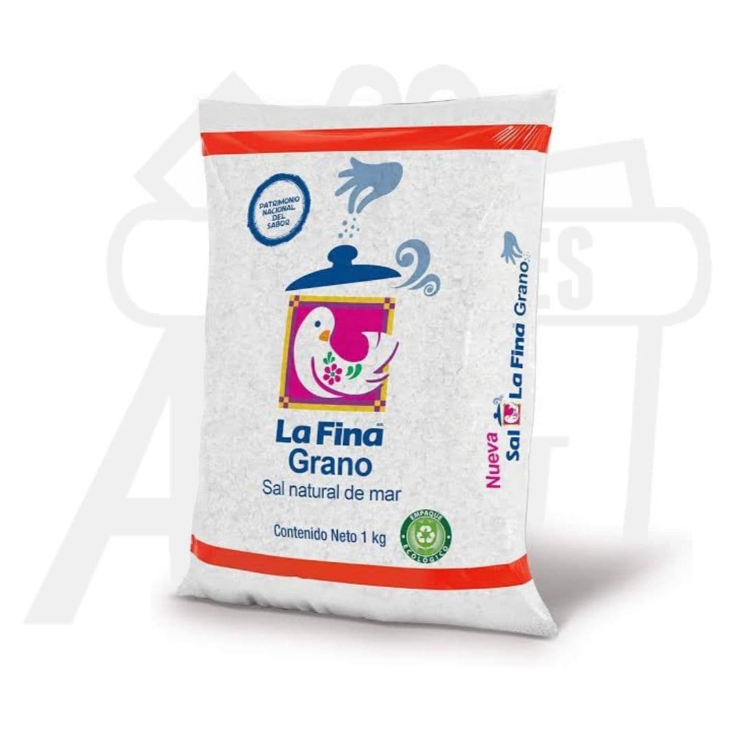 SAL EN GRANO LA FINA 1 KG.