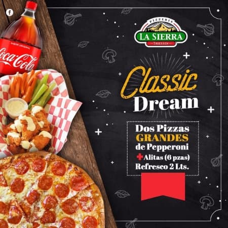 Combo-pizzas mas Alitas