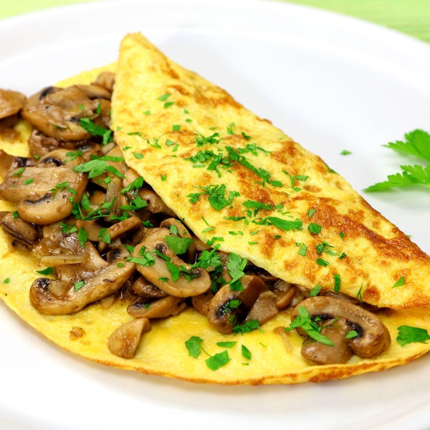 Omelette con Champiñones