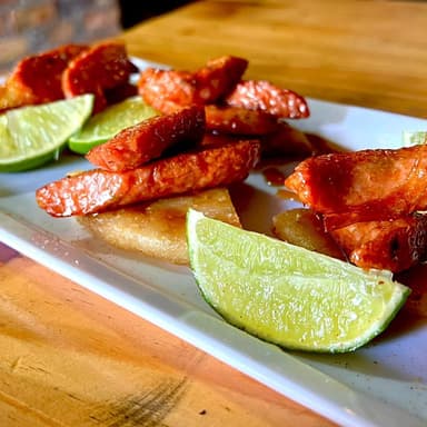 Chorizo santarrosano bañado en melao
