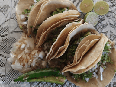 COMBO6 tacos bistec, chorizo coca6m