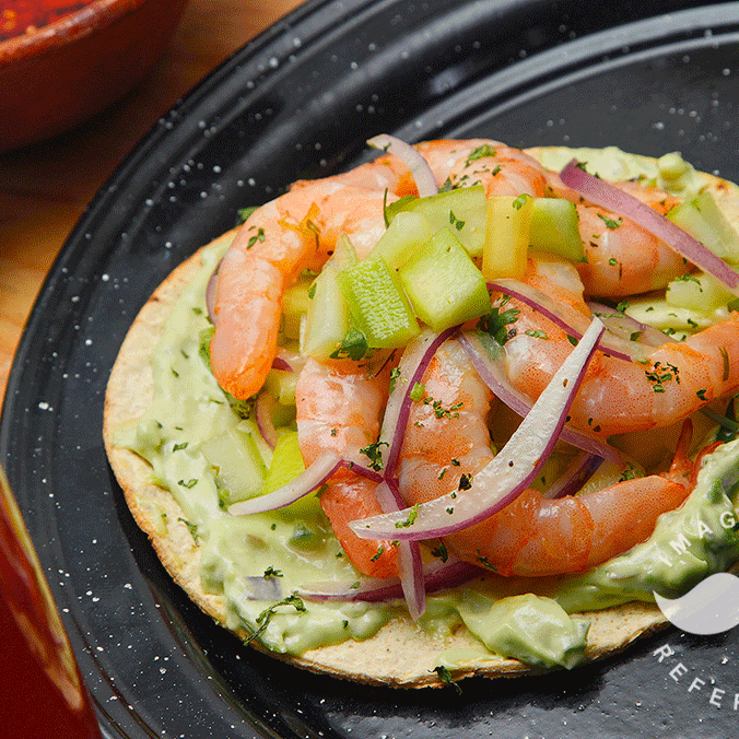 TOSTADA DE CAMARON