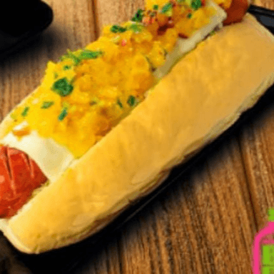 Perro suizo hawaiano + porción de papa